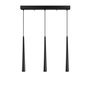Opviq 6074 Lámpara de Araña Negra de Metal con Altura Ajustable para Salón, Diseño Moderno Industrial